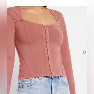 Express Women's Blazer in Warm Pink